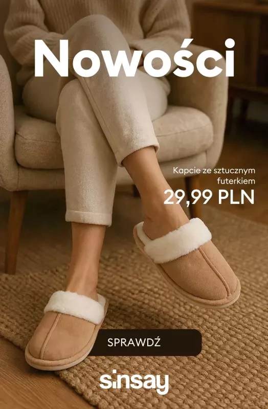 Sinsay - gazetka promocyjna Nowości w Sinsay! od poniedziałku 29.09 do niedzieli 05.10