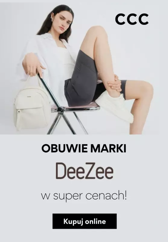 CCC - gazetka promocyjna Obuwie marki DeeZee w SUPER cenach! od piątku 12.04 do czwartku 18.04