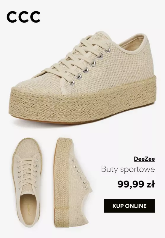 CCC - gazetka promocyjna Damskie espadryle od niedzieli 27.04  - strona 4