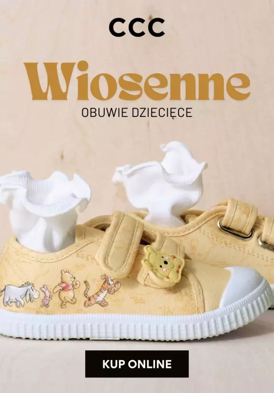 CCC - gazetka promocyjna Wiosenne obuwie dziecięce  
