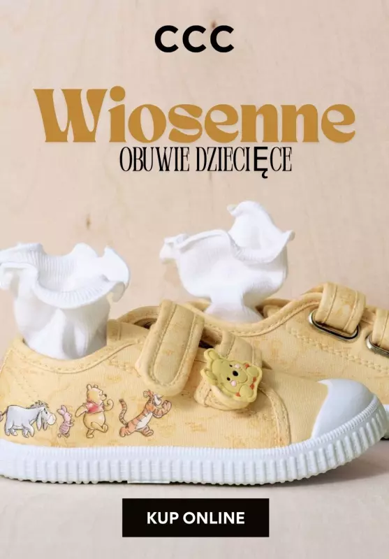 CCC - gazetka promocyjna Wiosenne obuwie dziecięce od poniedziałku 12.05 
