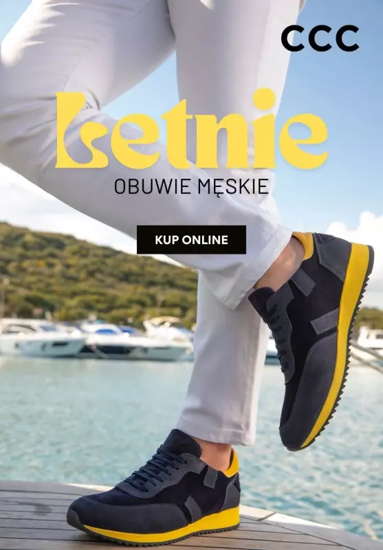 CCC - gazetka promocyjna Letnie obuwie męskie  