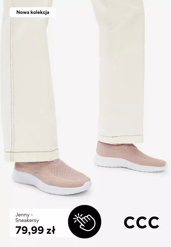 CCC - gazetka promocyjna SNEAKERSY damskie od 79,99 zł   - strona 2