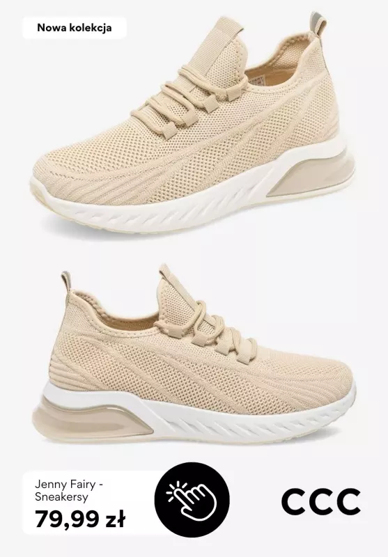 CCC - gazetka promocyjna SNEAKERSY damskie od 79,99 zł   - strona 3