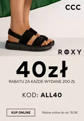 CCC - gazetka promocyjna -40 zł z KODEM od czwartku 05.06 