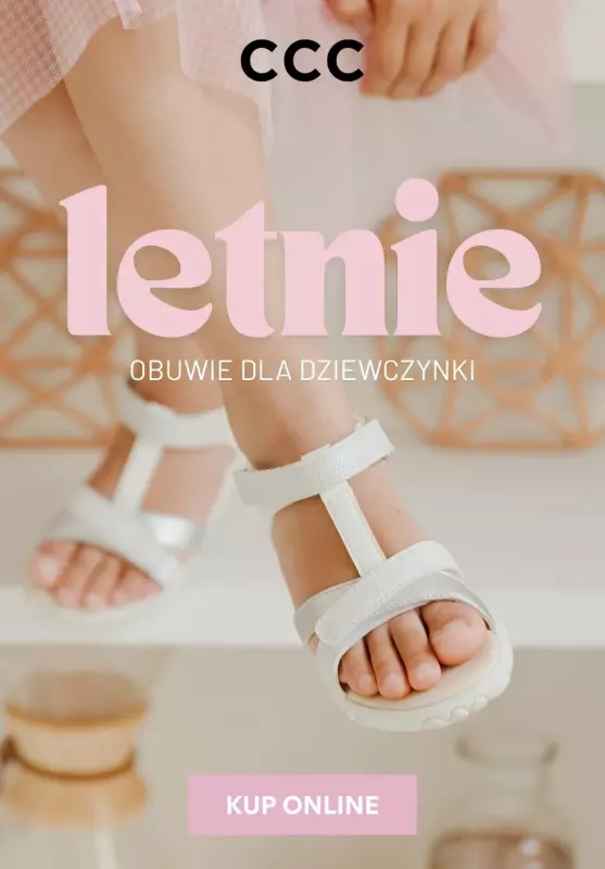 CCC - gazetka promocyjna Letnie obuwie dla dziewczynki od 39,99 zł od soboty 07.06 do soboty 14.06