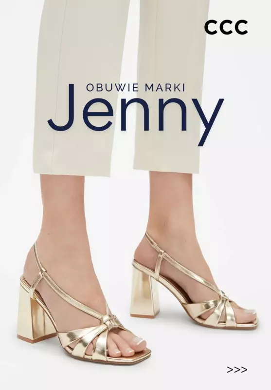 CCC - gazetka promocyjna JENNY - Damskie obuwie letnie od wtorku 10.06 