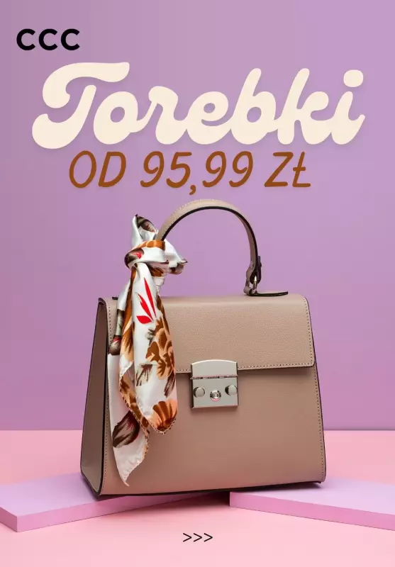 CCC - gazetka promocyjna Torebki od 95,99 zł od soboty 14.06 