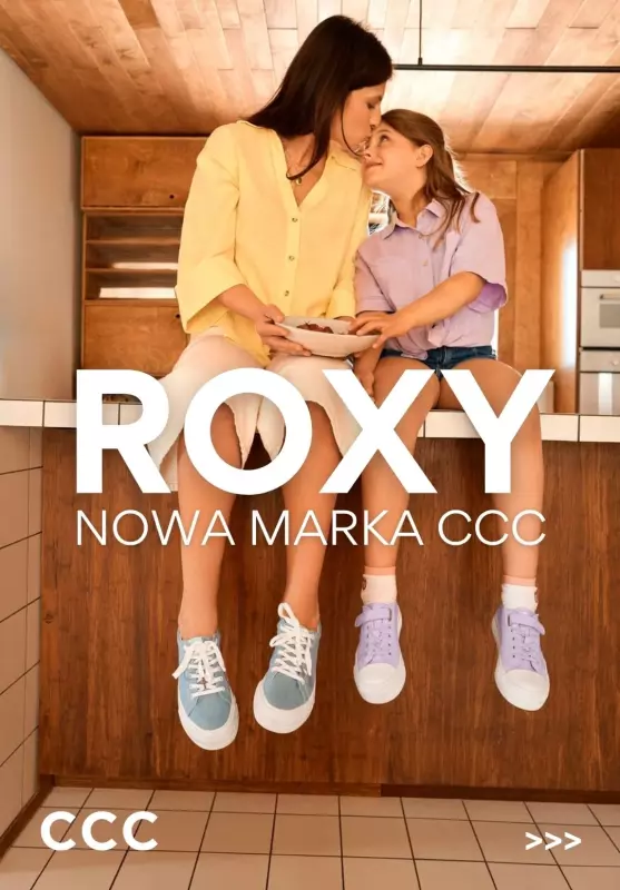 CCC - gazetka promocyjna ROXY - nowa marka CCC  