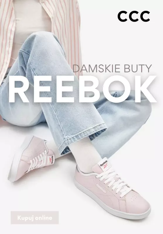 CCC - gazetka promocyjna Damskie buty marki REEBOK od soboty 26.07 