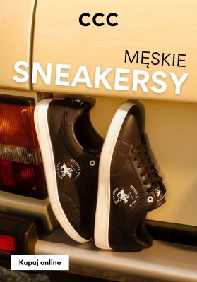 CCC - gazetka promocyjna Męskie SNEAKERSY od 129,99 zł od czwartku 31.07 