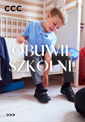 CCC - gazetka promocyjna Obuwie szkolne od 39,99 zł od piątku 01.08 