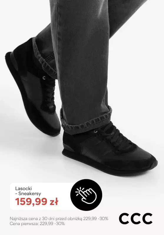 CCC - gazetka promocyjna Do -50% na męskie SNEAKERSY od piątku 08.08  - strona 7
