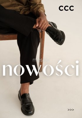 CCC - gazetka promocyjna NOWOŚCI męskie od wtorku 12.08 