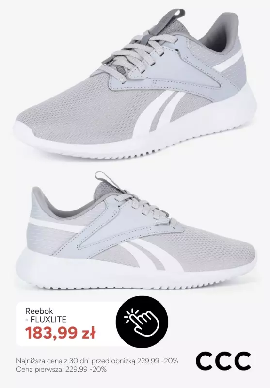 CCC - gazetka promocyjna Damskie Obuwie maki REEBOK od czwartku 04.09  - strona 4