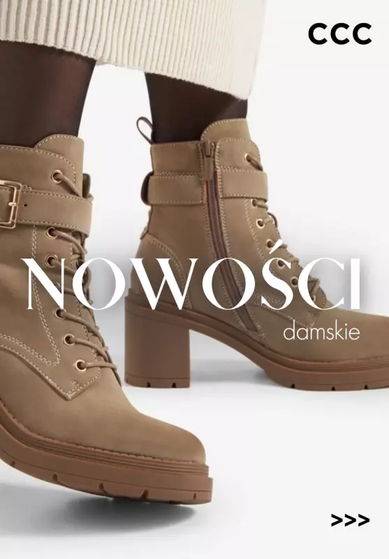 CCC - gazetka promocyjna Nowości tygodnia - obuwie damskie  