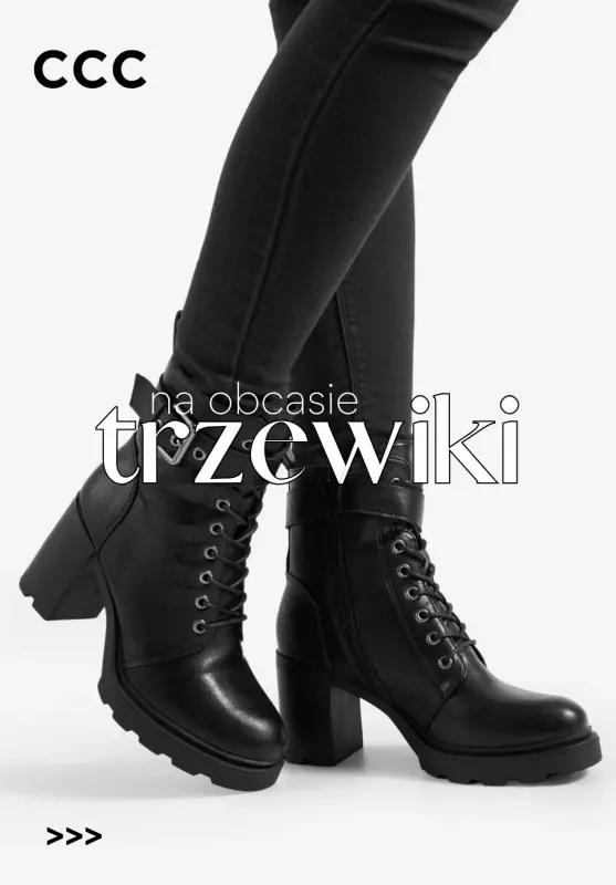CCC - gazetka promocyjna Trzewiki na obcasie od piątku 26.09 