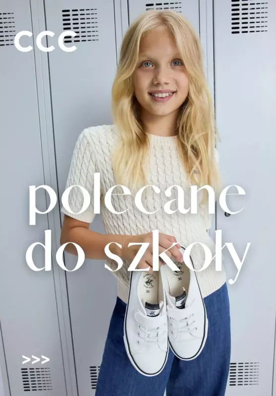 CCC - gazetka promocyjna Obuwie polecane do szkoły od 49,99 zł od soboty 27.09 