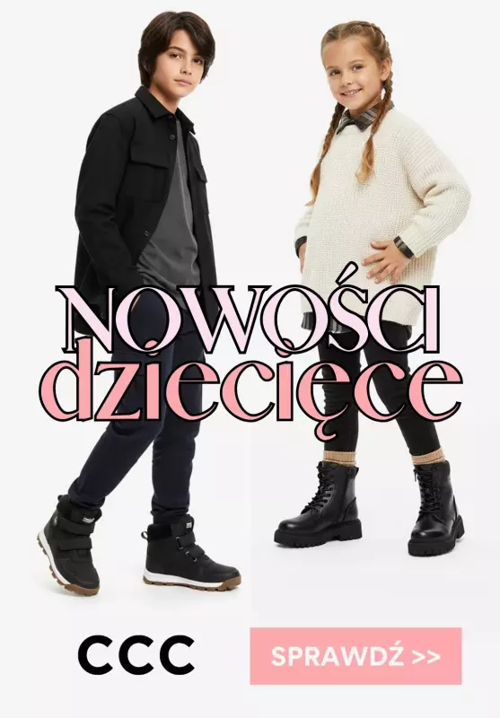 CCC - gazetka promocyjna NOWOŚCI dziecięce od niedzieli 05.10 do niedzieli 12.10