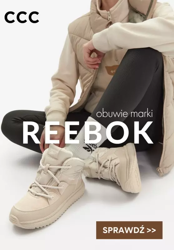 CCC - gazetka promocyjna Obuwie marki REEBOK - jesienno-zimowe od piątku 10.10 