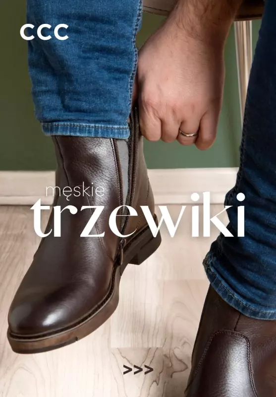 CCC - gazetka promocyjna TRZEWIKI męskie od soboty 11.10 