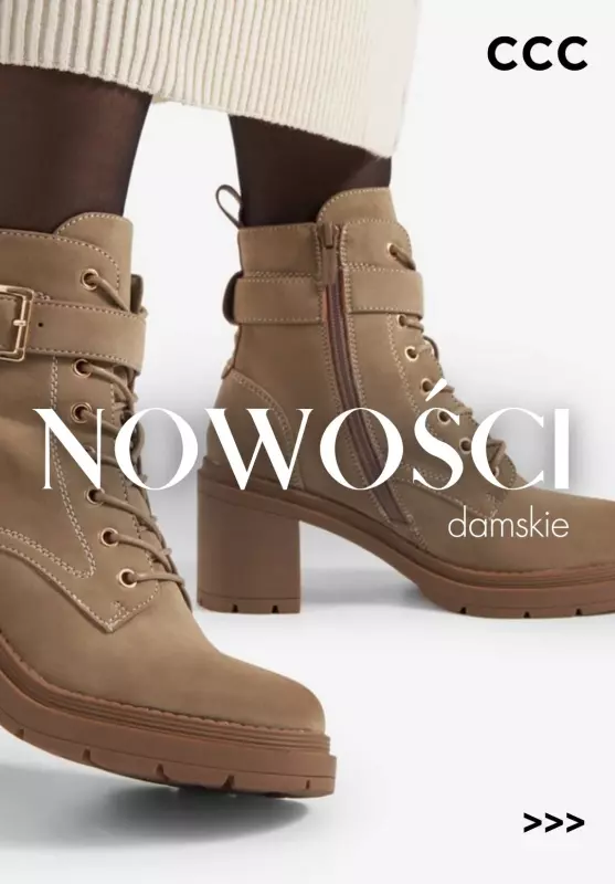 CCC - gazetka promocyjna Nowości tygodnia - obuwie damskie  