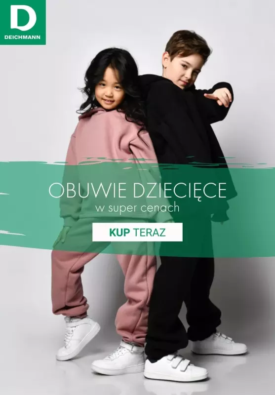 Deichmann - gazetka promocyjna Obuwie dziecięce w super cenach od czwartku 08.08 