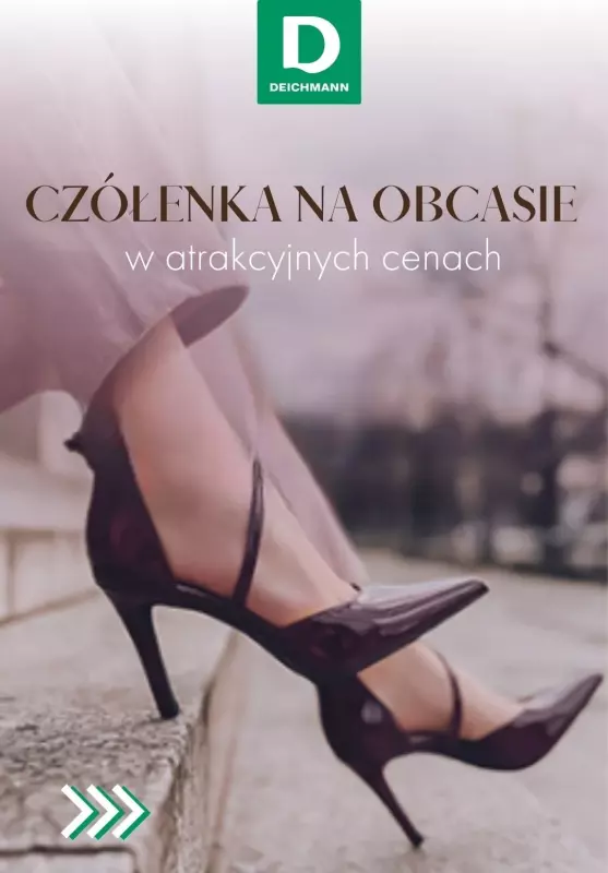 Deichmann - gazetka promocyjna Czółenka na obcasie w super cenach od poniedziałku 12.08 