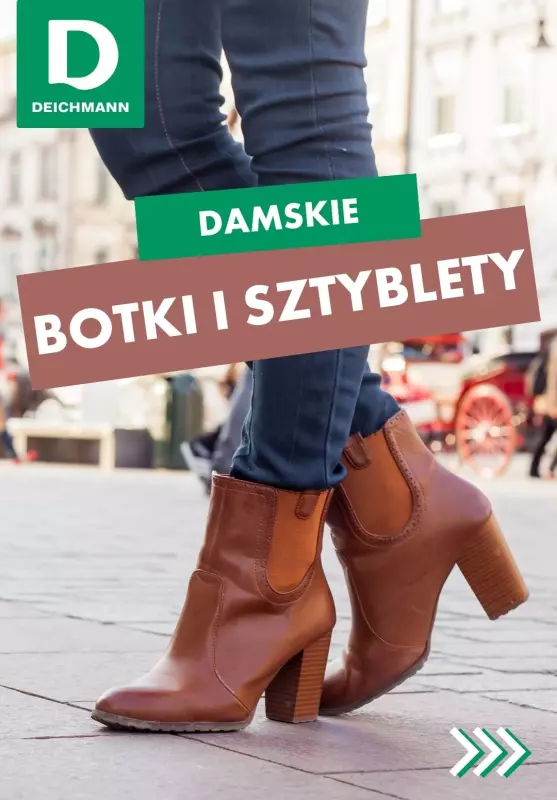 Deichmann - gazetka promocyjna Damskie botki i sztyblety w super cenach od poniedziałku 09.09 do poniedziałku 16.09