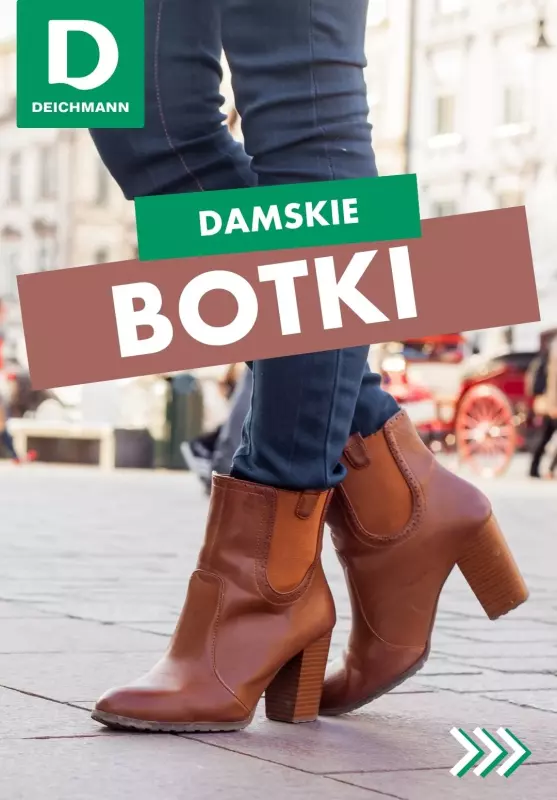 Deichmann - gazetka promocyjna Damskie BOTKI - super okazje! od czwartku 19.09 