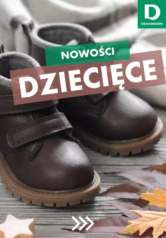 Deichmann - gazetka promocyjna Jesienne nowości dziecięce od poniedziałku 23.09 