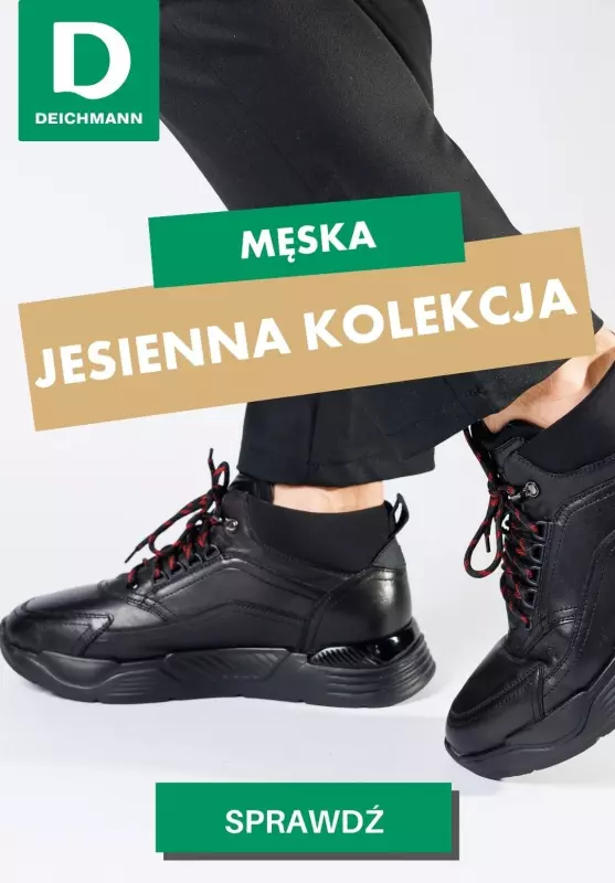 Deichmann - gazetka promocyjna Męska kolekcja jesienna od poniedziałku 30.09 do niedzieli 13.10