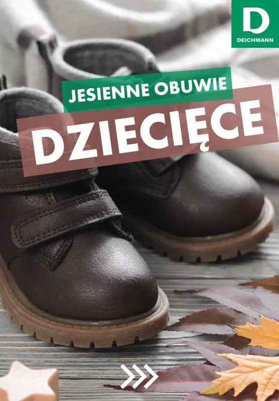 Deichmann - gazetka promocyjna Jesienne obuwie dziecięce w atrakcyjnych cenach! od poniedziałku 14.10 