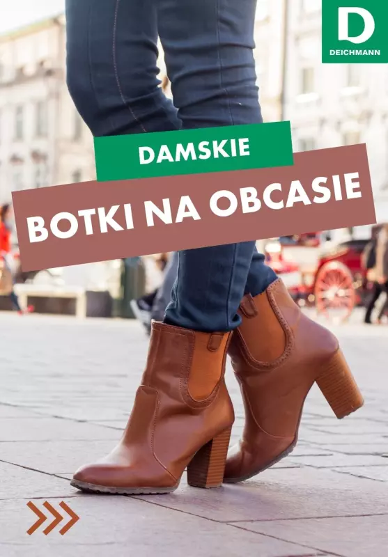 Deichmann - gazetka promocyjna Botki damskie na obcasie w super cenach! od wtorku 29.10 