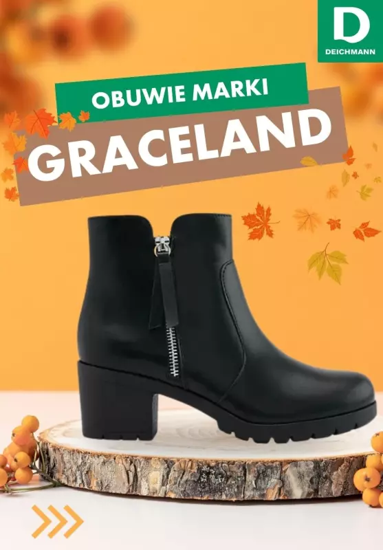 Deichmann - gazetka promocyjna Sprawdź obuwie marki Graceland od piątku 15.11 do piątku 22.11