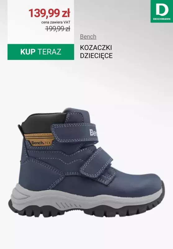 Deichmann - gazetka promocyjna Do -50% na BLACK WEEK - obuwie dziecięce od soboty 23.11  - strona 5