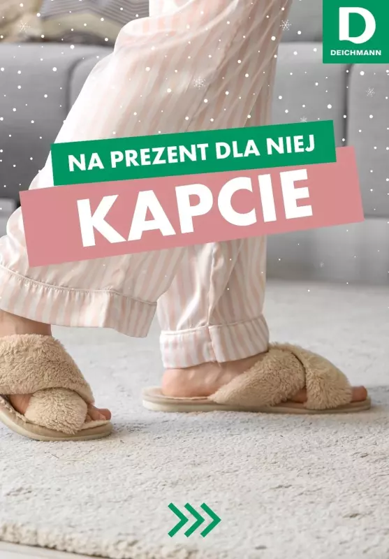 Deichmann - gazetka promocyjna KAPCIE na prezent dla niej od piątku 29.11 