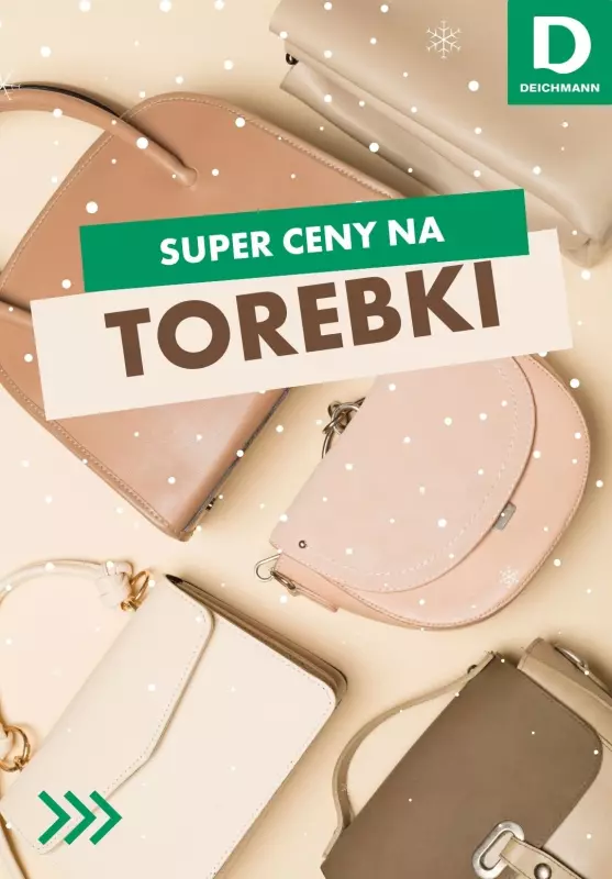 Deichmann - gazetka promocyjna Super ceny na TOREBKI od czwartku 19.12 