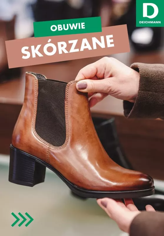 Deichmann - gazetka promocyjna Obuwie skórzane na zimę od czwartku 02.01 