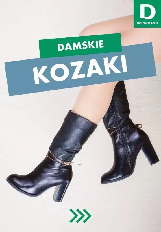 Deichmann - gazetka promocyjna Damskie KOZAKI w super cenach od poniedziałku 13.01 