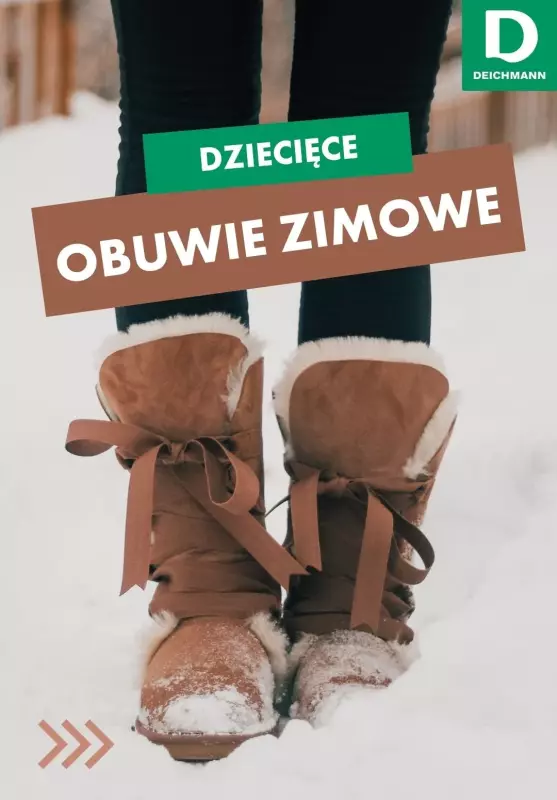 Deichmann - gazetka promocyjna Dziecięce obuwie zimowe - sprawdź atrakcyjne ceny! od wtorku 14.01 