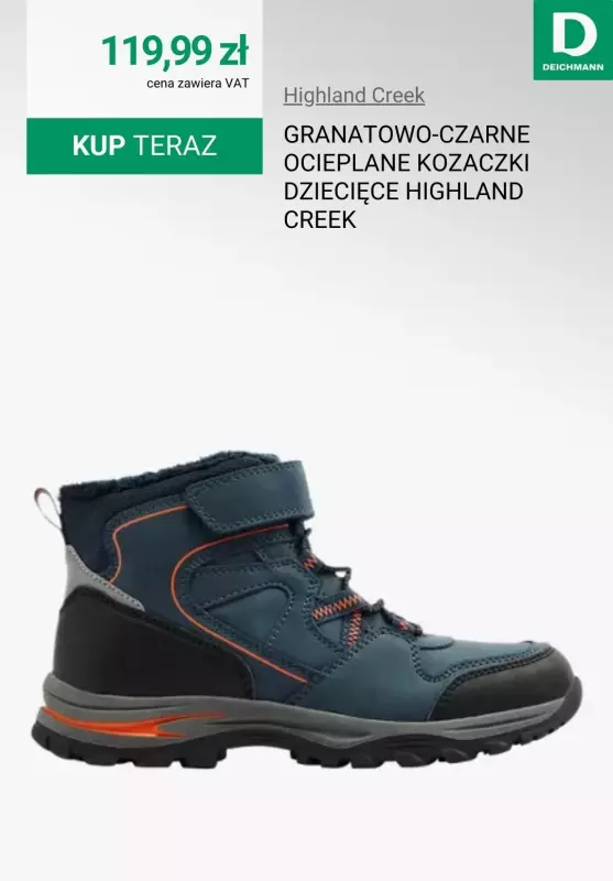 Deichmann - gazetka promocyjna Kozaki dziecięce od 99,99 zł od środy 22.01 do środy 29.01 - strona 7