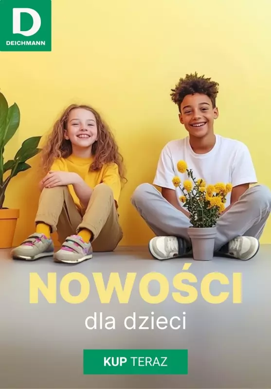 Deichmann - gazetka promocyjna Nowości dla dzieci od czwartku 20.02 do czwartku 27.02