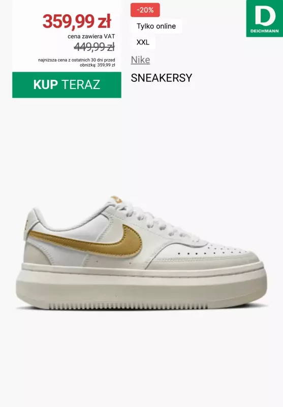 Deichmann - gazetka promocyjna Damskie sneakersy na wyprzedaży! od wtorku 11.03 do wtorku 18.03 - strona 7