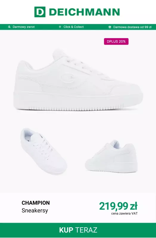 Deichmann - gazetka promocyjna -20% na wybrane marki w Deichmann PLUS od czwartku 24.04 do poniedziałku 05.05 - strona 7