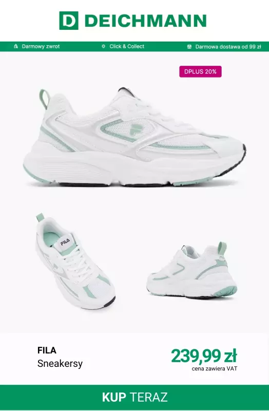 Deichmann - gazetka promocyjna -20% na wybrane marki w Deichmann PLUS od czwartku 24.04 do poniedziałku 05.05 - strona 9