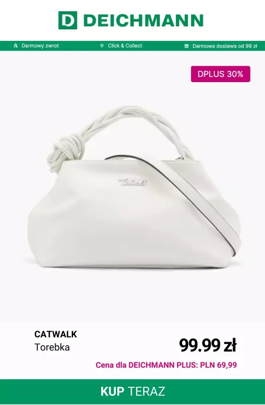 Deichmann - gazetka promocyjna -30% na nieprzecenione torebki i plecaki   - strona 3