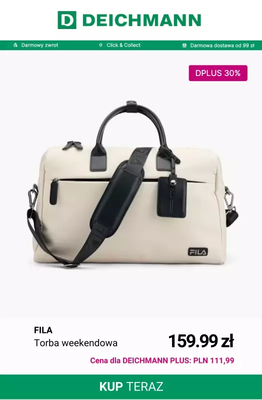 Deichmann - gazetka promocyjna -30% na nieprzecenione torebki i plecaki   - strona 2