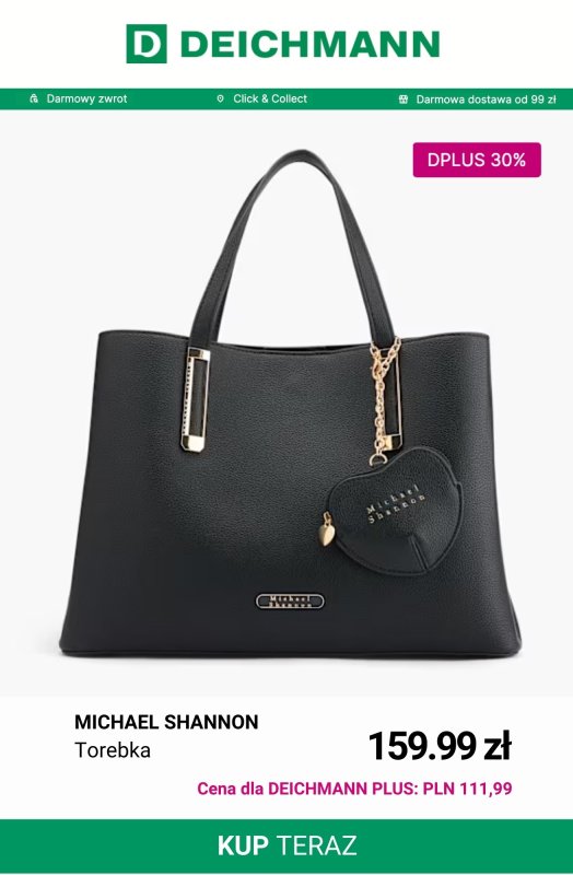 Deichmann - gazetka promocyjna -30% na nieprzecenione torebki i plecaki od środy 07.05 do poniedziałku 12.05 - strona 5