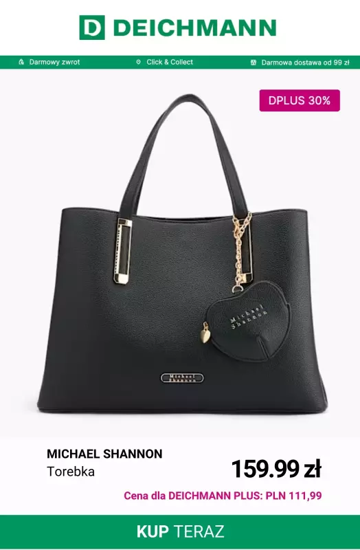 Deichmann - gazetka promocyjna -30% na nieprzecenione torebki i plecaki od środy 07.05 do poniedziałku 12.05 - strona 5